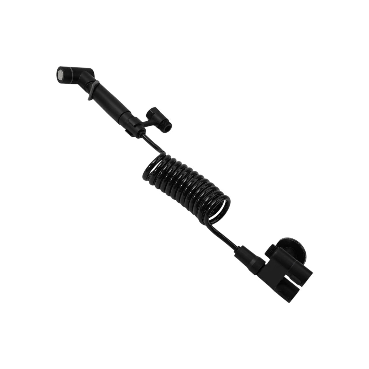 MHOME Handheld Bidet Sprayer Set Wall Mounted Adjustable Pressure Black