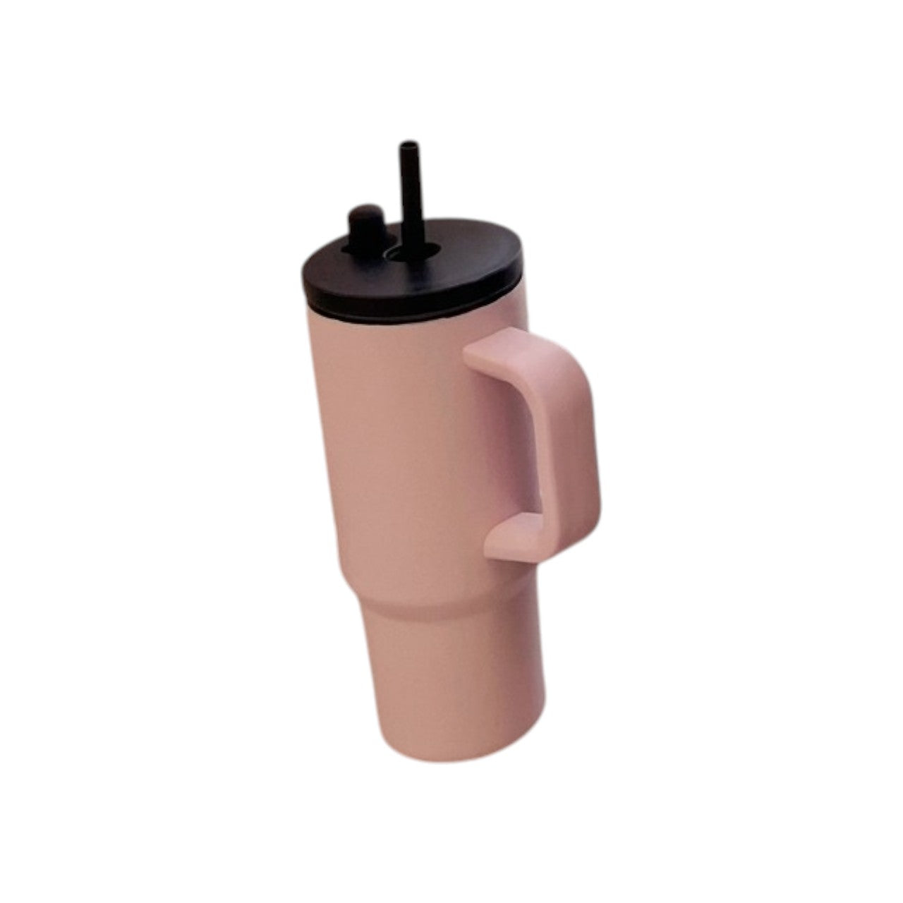 MHOME 710ml Stainless Steel Tumbler with Handle & Straw Lid