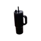 MHOME 710ml Stainless Steel Tumbler with Handle & Straw Lid