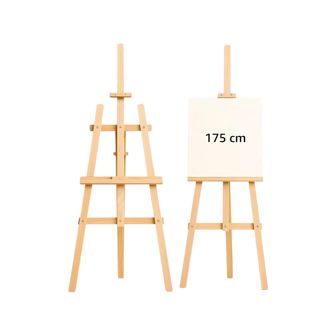 Wood Easel 175cm Adjustable Folding Canvas Stand Painting Display