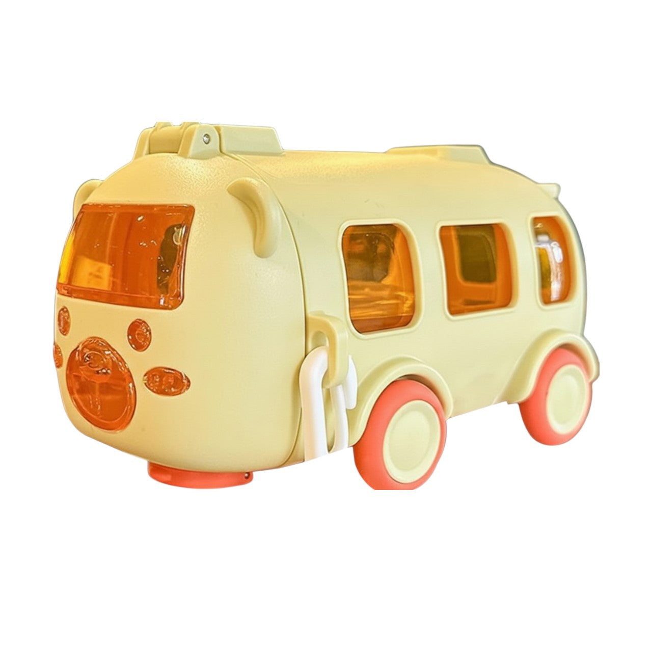 Mkids Cartoon Bus Water Bottle – 500ml Leak-Proof Kids Drink Bottle with Strap