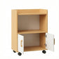 Multi-Functional  Movable 2tier Wooden Cabinet