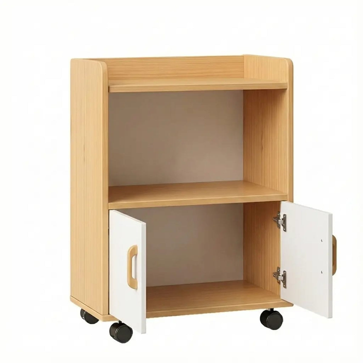 Multi-Functional  Movable 2tier Wooden Cabinet