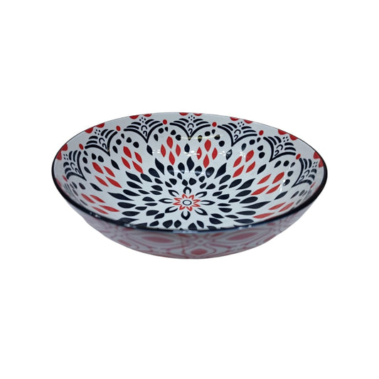 Ceramic Colourful Shallow Bowl