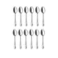 12Pc Teaspoon Set Stainless Steel