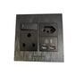 Single Plug, Euro and 2 USB Socket