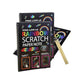 Scratch Paper Note Drawing Pad – Rainbow Scratch Art Set