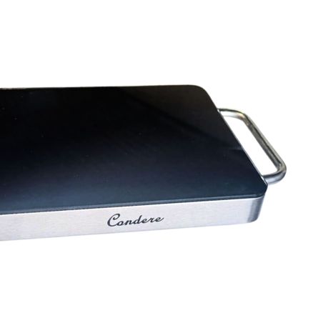 Condere Long Electric Hot Tray, Stainless Steel Glass, in, Black