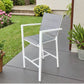MFurn Padded Aluminium Outdoor Bar Chair – Textilene Seat