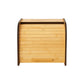 MHome Two-Layer Bamboo Bread Box – Adjustable Roll-Top Bread Storage Organizer