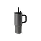 MHOME 710ml Stainless Steel Tumbler with Handle & Straw Lid
