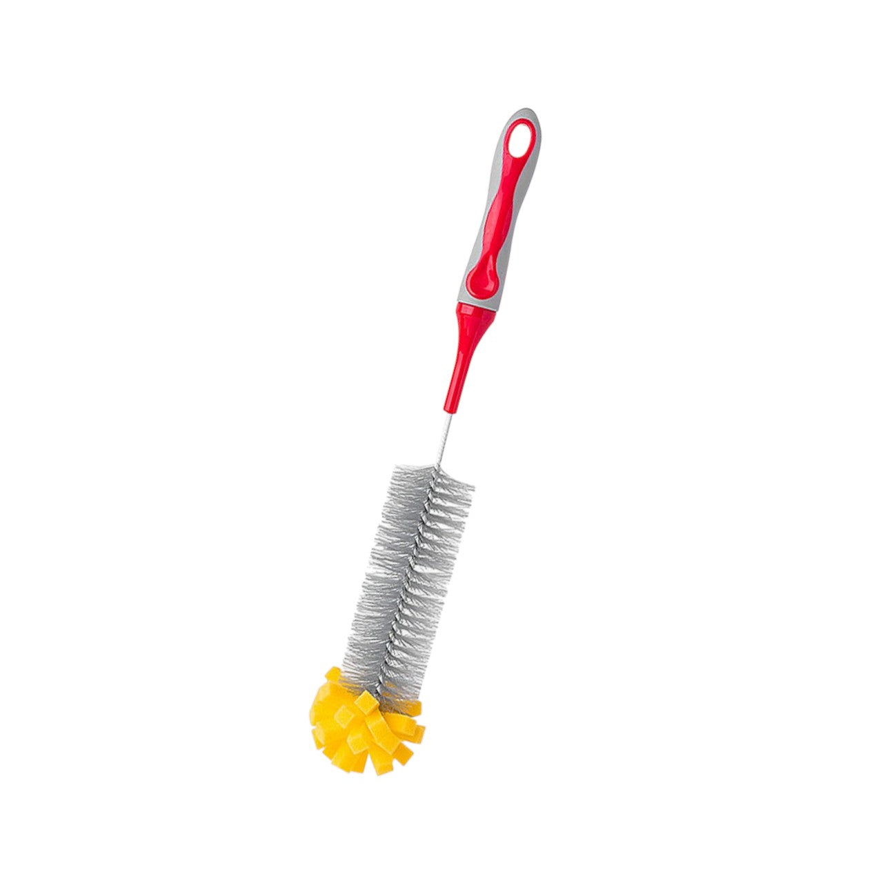 LiAo Long Handle Baby Bottle Cleaning Brush with Sponge
