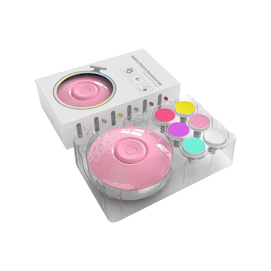 MBaby Portable Electric Baby Nail File – 6 Grinding Heads, Low Noise