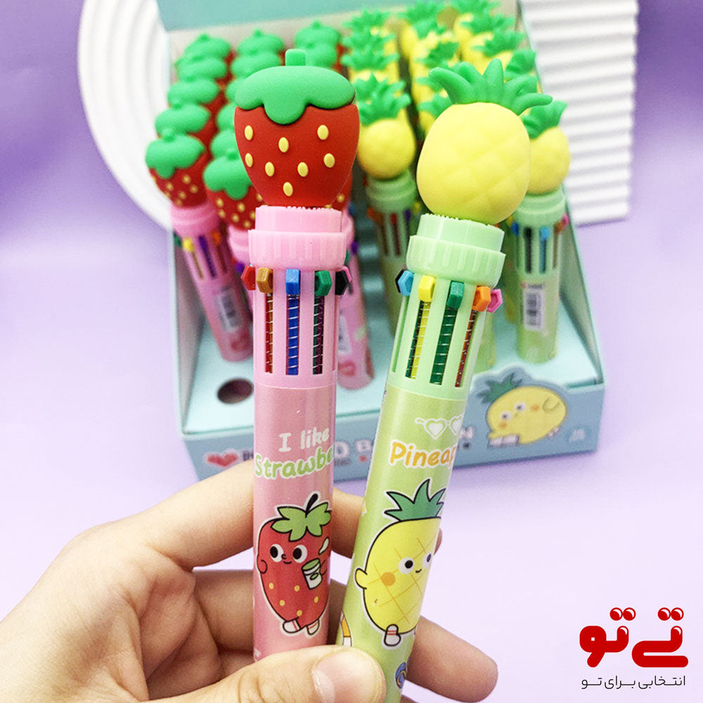 10-in-1 Ball Point Pens for Kids Each