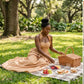 Earthy Elegance Ruffled Maxi dress