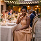 Earthy Elegance Ruffled Maxi dress
