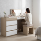 MFurn Modern Minimalist Vanity Desk – Dressing Table with Storage