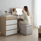 MFurn Modern Minimalist Vanity Desk – Dressing Table with Storage