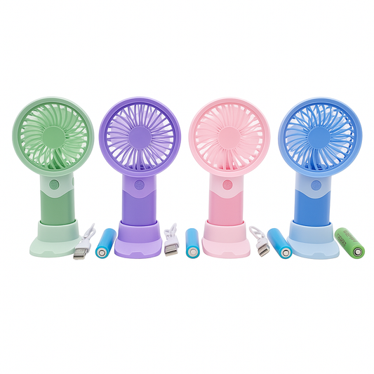 CandyBreeze™ Mini Fan – Rechargeable 3-Speed Portable