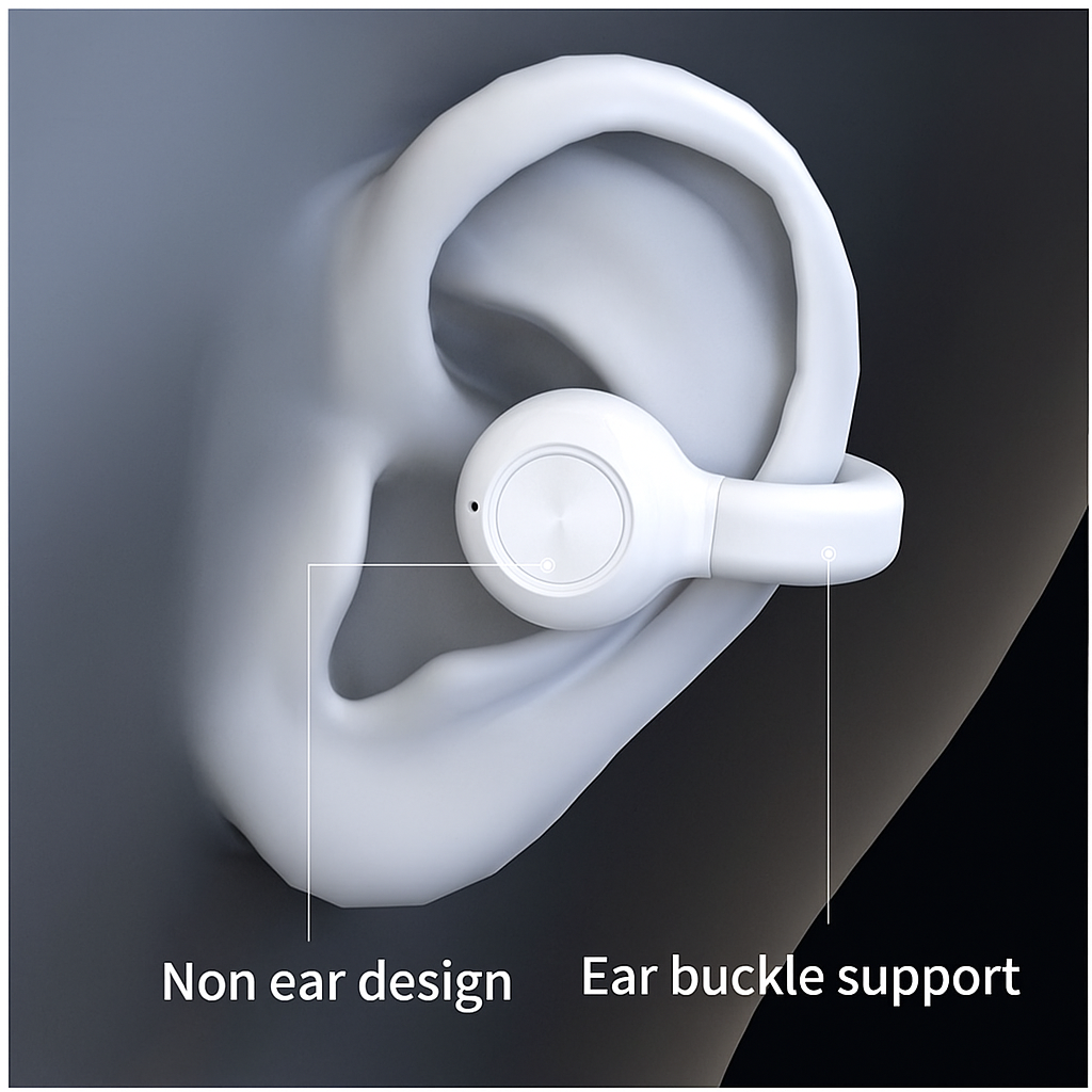 MTech Ear Hook Bluetooth Earphone – Wireless Mono Headset