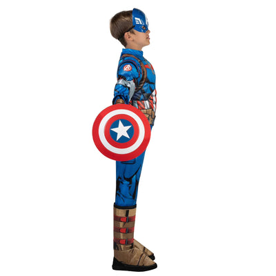 Kids Captain America Superhero Costume Set with Mask – Avengers