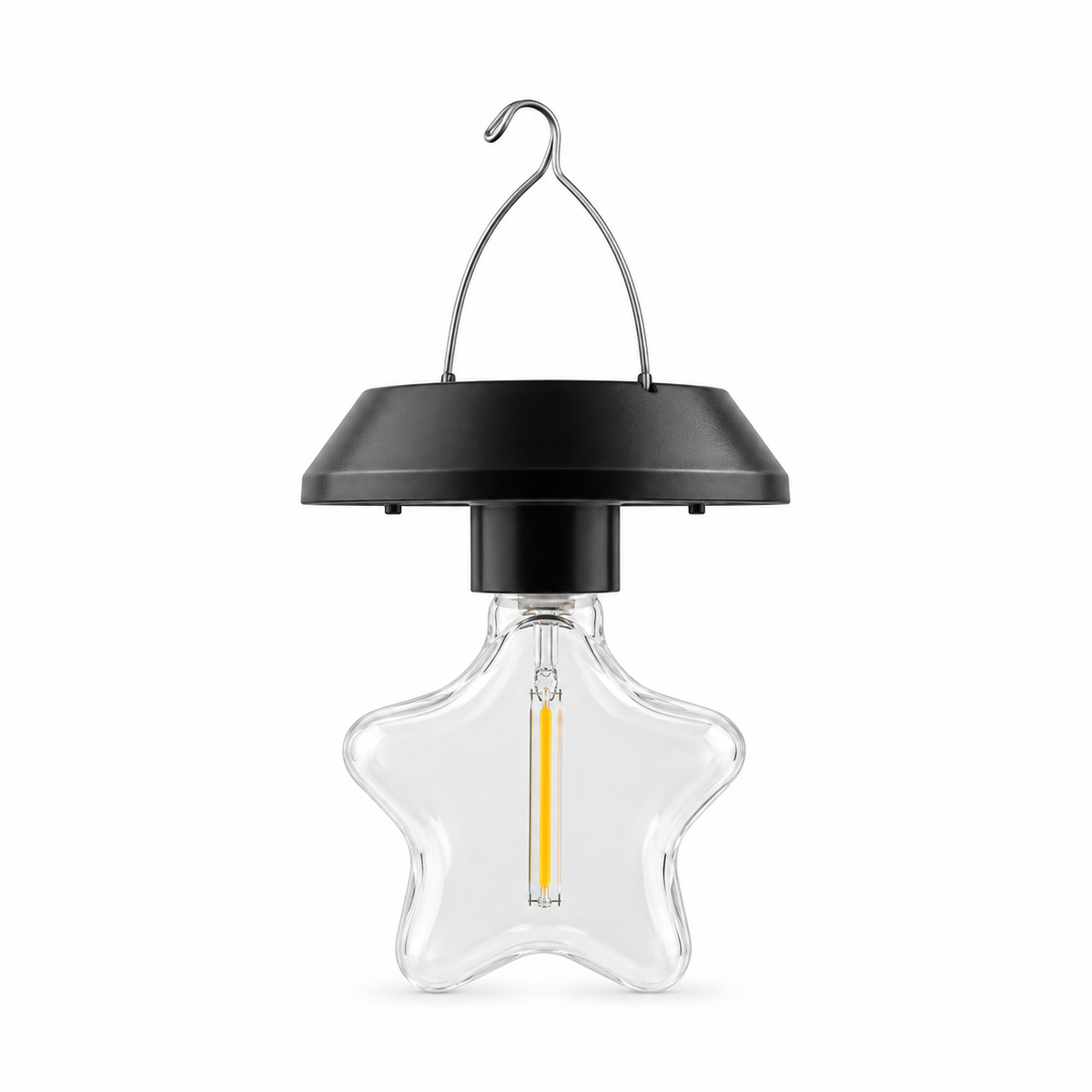 MHome Outdoor Solar Star Lantern, Warm Light LED Garden Light
