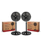 Omega 18-Inch Pedestal Fan Set – 2 Pieces (OM-F22)