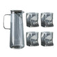MHome Elegant 7 Piece Glass And Jug Set For Home, Kitchen And Dining Use