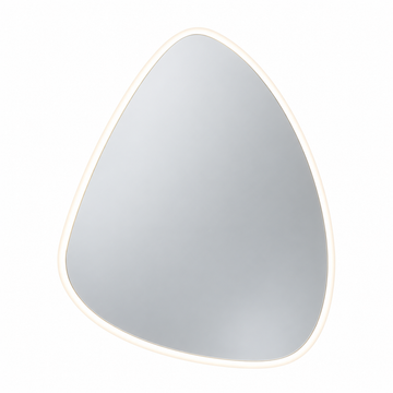 MHome Teardrop LED Wall Mirror with 3-Colour Adjustable Lighting