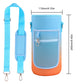 Water Bottle Sleeve Case –  Water Bottle Holder with Adjustable Shoulder Strap & Pockets
