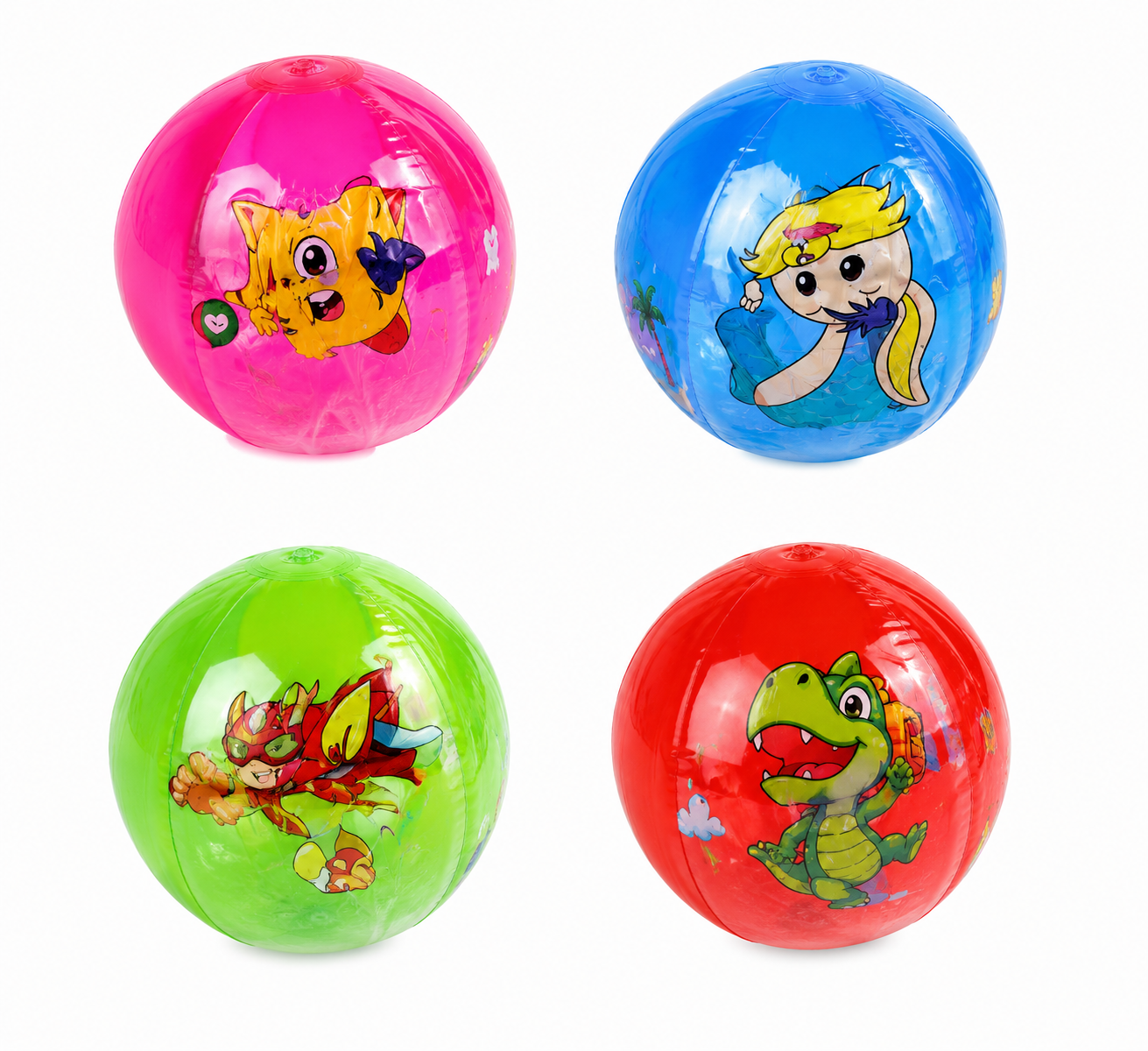 2 × Kids Inflatable Swimming Balls