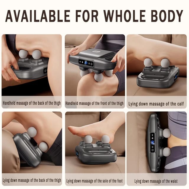 Four-Head Fascia Gun With High Frequency Vibration