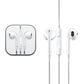 MTech White Wired Earphones In-Ear Stereo Headphones With Microphone