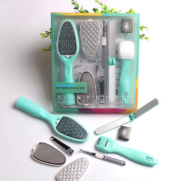 Professional 8 in 1 Foot Care Pedicure Tool Set