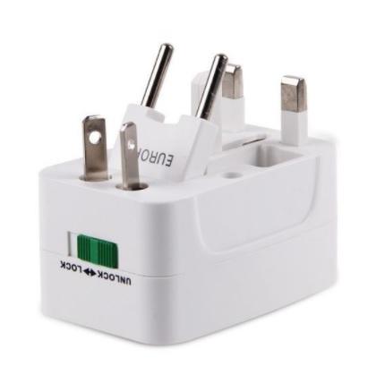 Universal Worldwide US UK AU EU Travel Adapter Plug Socket