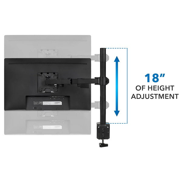 15-33″ Long Arm Table Clamp Monitor Stand