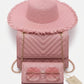 Women’s 4-Piece Fashion Set – Handbag, Wallet, Sunglasses & Summer Hat