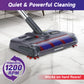MHOME Cordless Electric Sweeper – 360° Rotating Brush, LED Light, Lightweight Floor & Carpet Cleaner