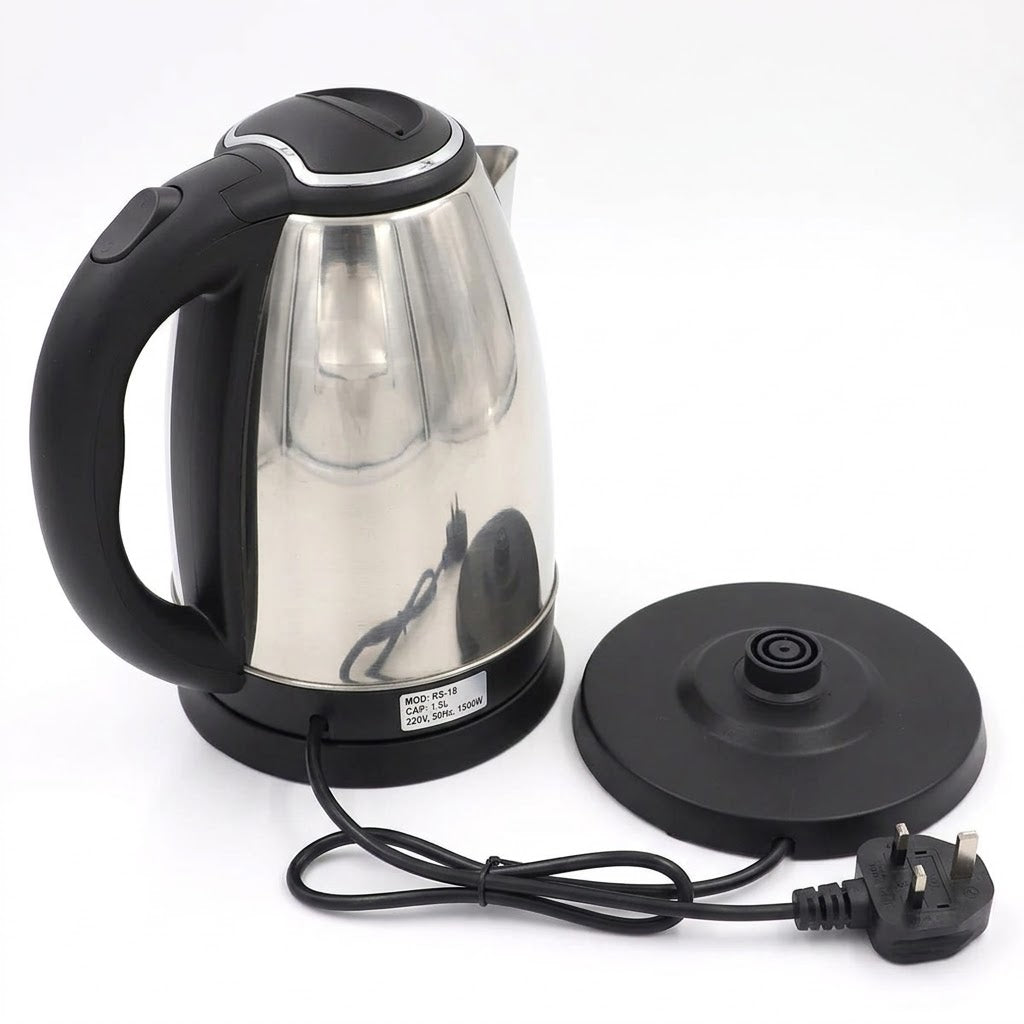 Ultimate Kitchen Essentials Combo (Fussion 1.8L Stainless Steel Kettle + Condere 14-Piece Cookware Set + Smart Ceramic Heating Mug Set)