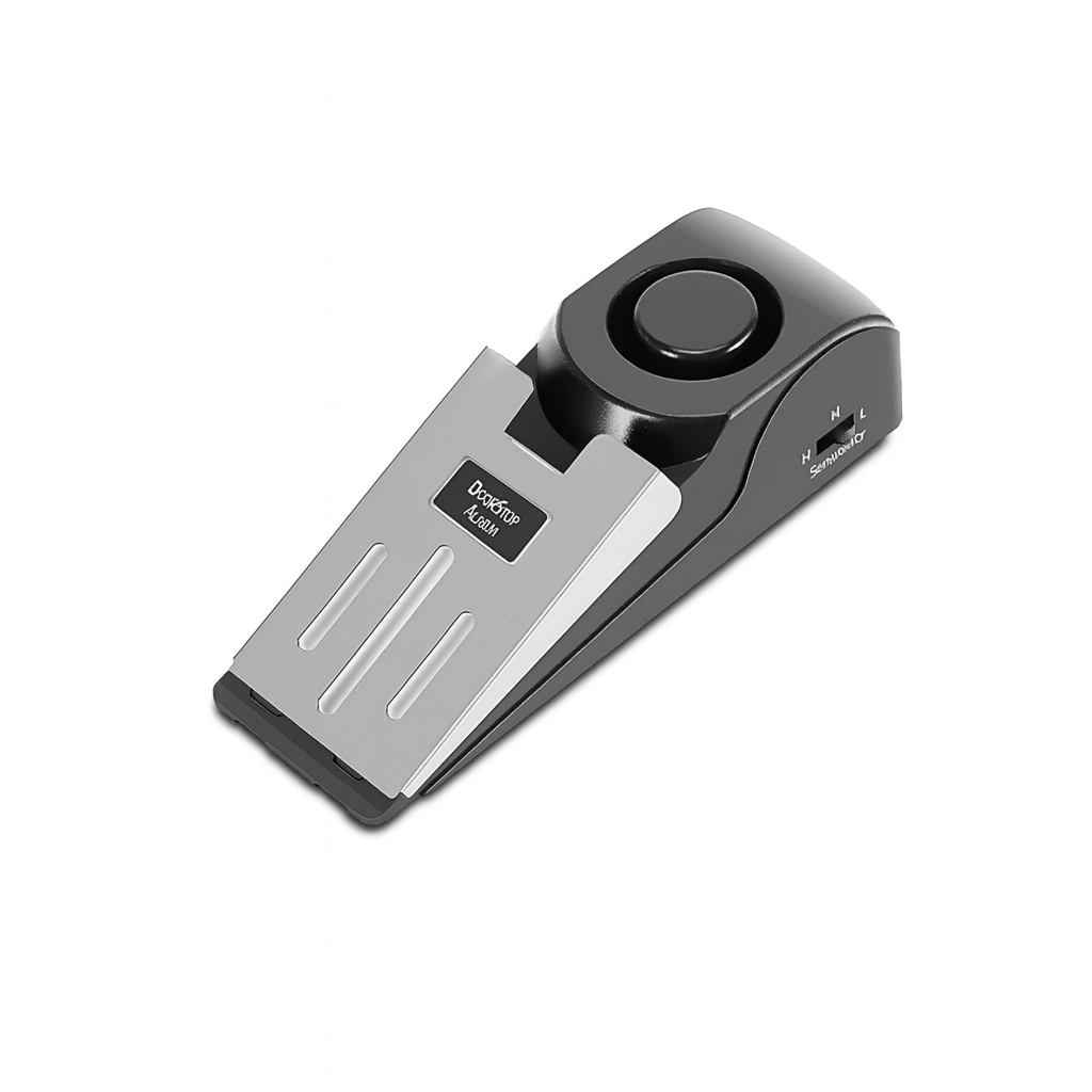 Portable Door Stop Stippers Wedge Security Alarm