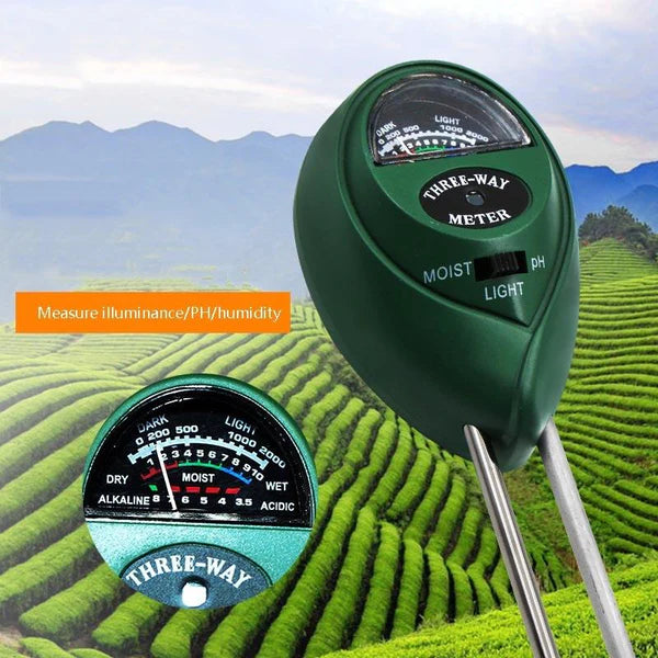 3 IN 1 Soil PH, Moisture and Light Meter