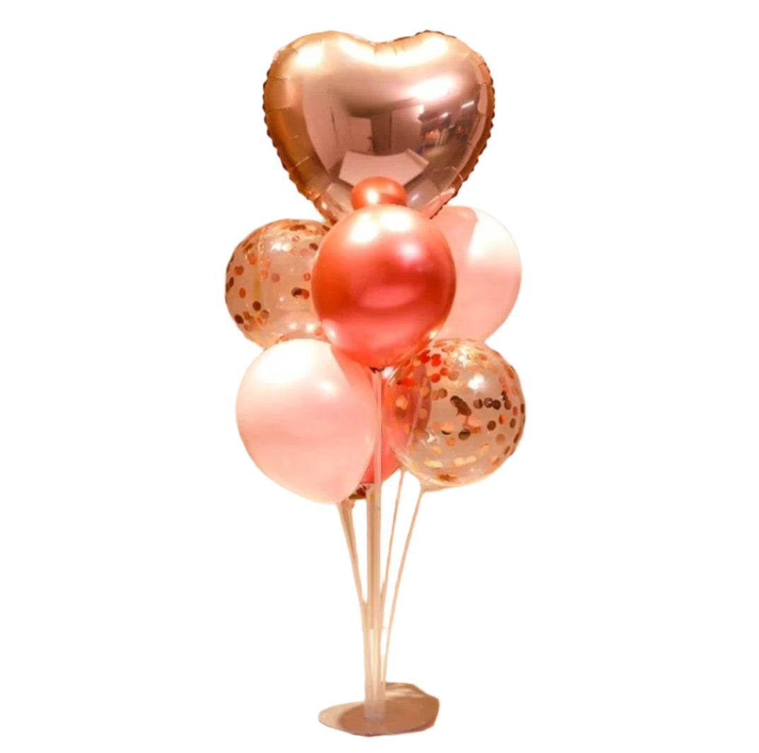 Gold Balloon Stand Centerpiece Table Decorations for Birthday