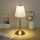 MHome Pleated Shade LED Table Lamp, USB Powered Touch Control with 4 Colour Modes