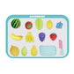 Tropical Fruit Picnic Basket Toy Set