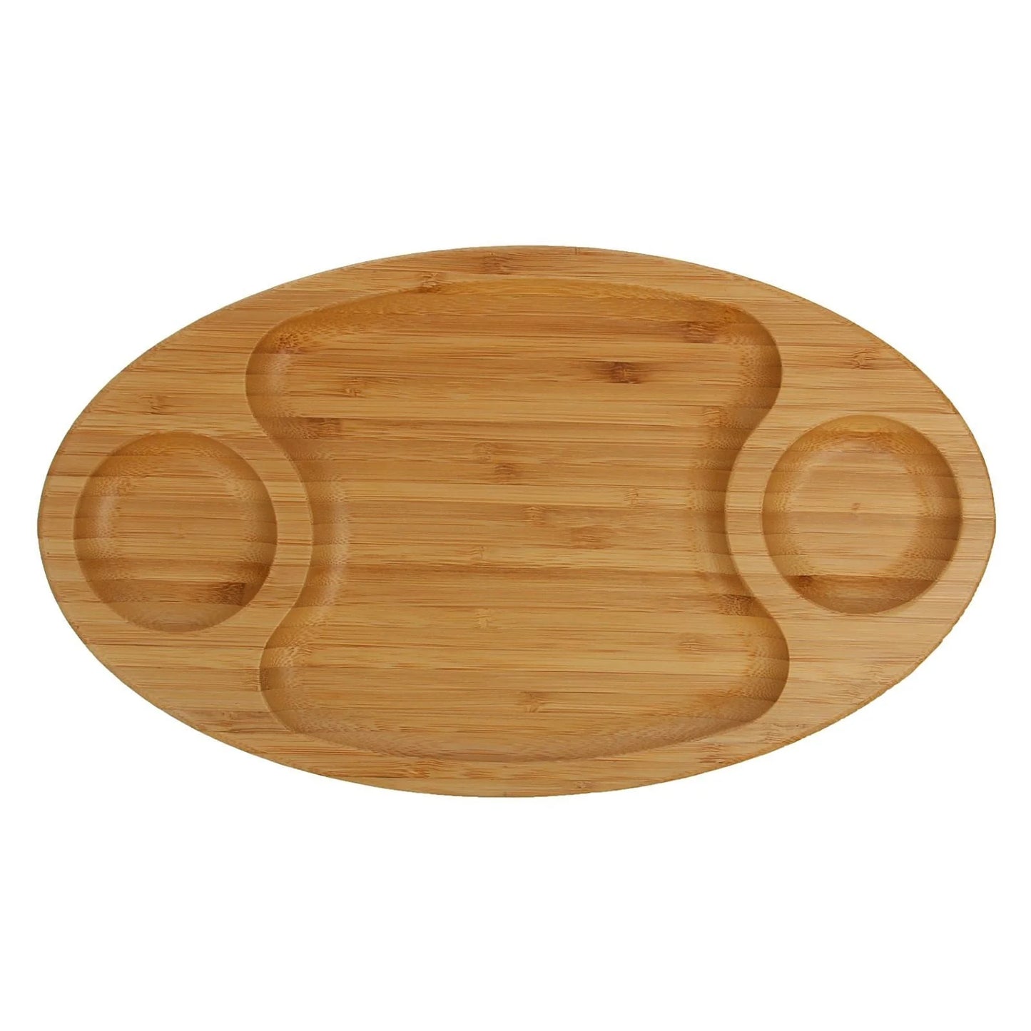 Bamboo 3 Section Platter