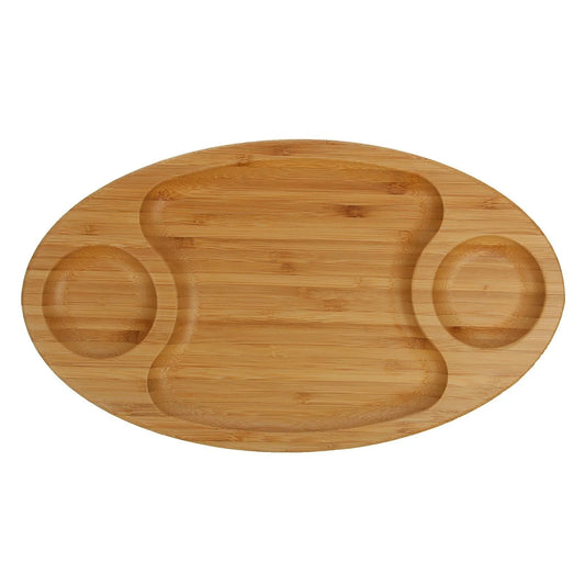 Bamboo 3 Section Platter