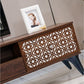 TV Stand Media Console Wood Table with 3 Storage Drawers