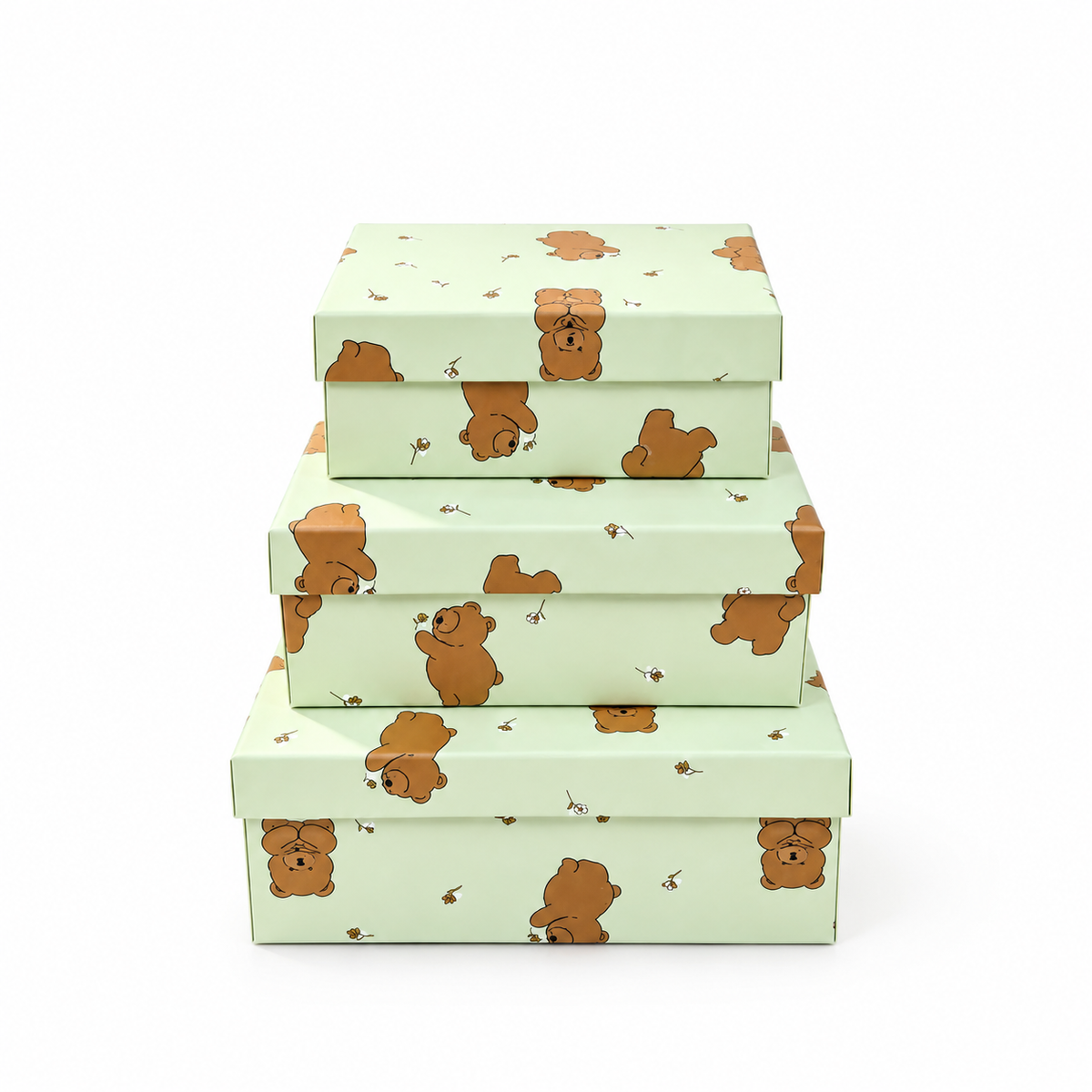 3-Piece Gift Box Set - Nesting Gift Boxes with Lids