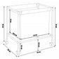 MHome VersaRack – Mobile Coat & Storage Stand With Hooks And Shelves