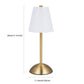 MHome Pleated Shade LED Table Lamp, USB Powered Touch Control with 4 Colour Modes